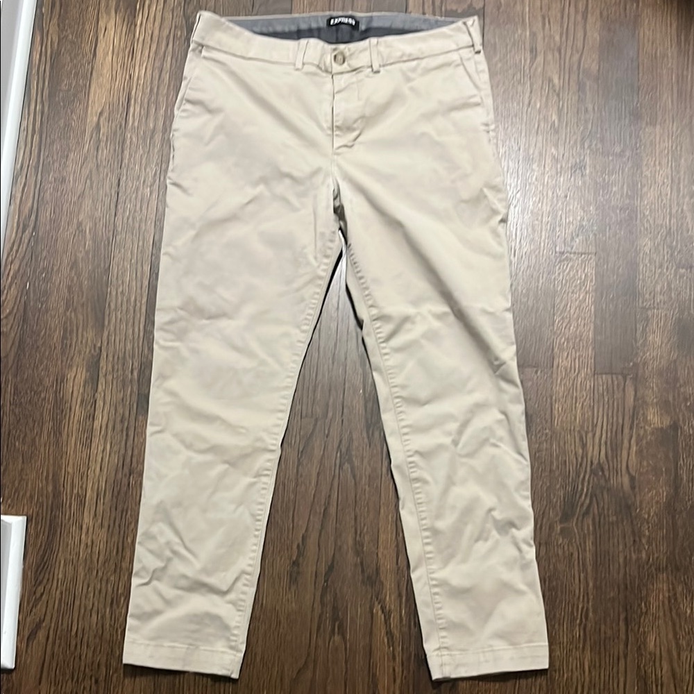 Express Slim Fit Khaki Chino Pants – Men’s 32x30